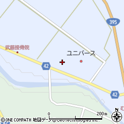 岩手県九戸郡軽米町上舘第１５地割周辺の地図