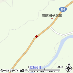 国道１０４号線周辺の地図