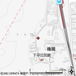 岩手県二戸市金田一権現36周辺の地図