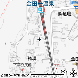 岩手県二戸市金田一権現22-1周辺の地図