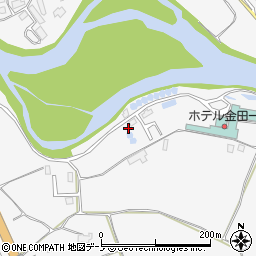 岩手県二戸市金田一大釜30周辺の地図