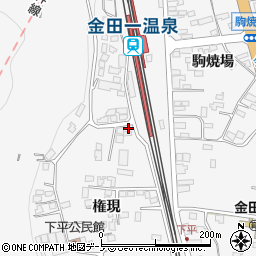 岩手県二戸市金田一権現20周辺の地図