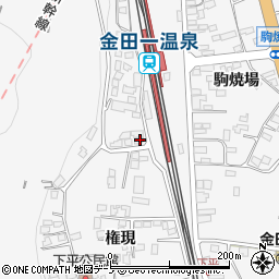 岩手県二戸市金田一権現33-10周辺の地図