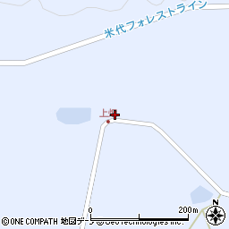 秋田県山本郡藤里町粕毛西熊の岱102-1周辺の地図