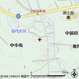 秋田県鹿角郡小坂町小坂中小坂周辺の地図