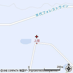 秋田県山本郡藤里町粕毛西熊の岱102周辺の地図