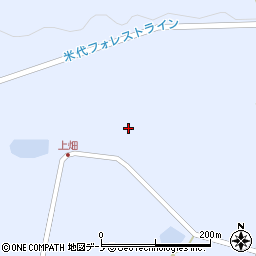 秋田県山本郡藤里町粕毛西熊の岱112周辺の地図