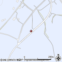 秋田県小坂町（鹿角郡）上向（谷地端）周辺の地図