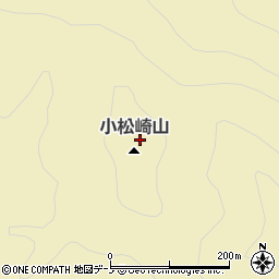 小松崎山周辺の地図