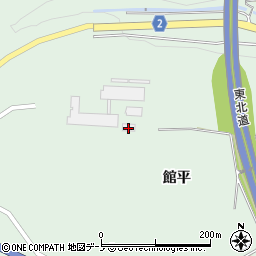 秋田県鹿角郡小坂町小坂館平1周辺の地図