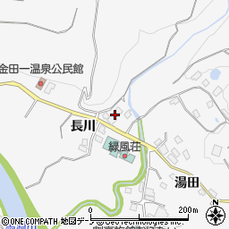 金田一温泉線周辺の地図