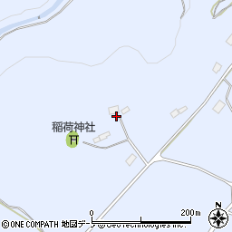 秋田県鹿角郡小坂町上向谷地ノ上周辺の地図