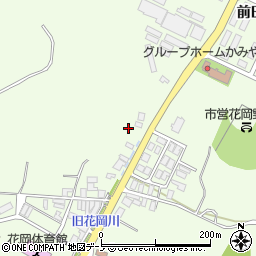 秋田県大館市花岡町前田142周辺の地図