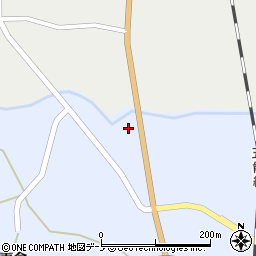 能代山本広域市町村圏組合八峰消防署周辺の地図