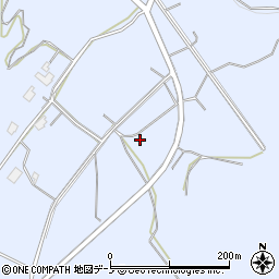 秋田県小坂町（鹿角郡）上向周辺の地図