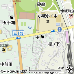 秋田県鹿角郡小坂町小坂赤神周辺の地図
