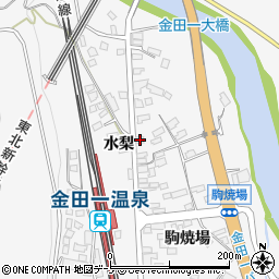 岩手県二戸市金田一駒焼場50-4周辺の地図