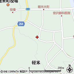 有限会社軽米清運周辺の地図