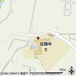 秋田県大館市釈迦内長者森6周辺の地図