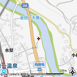 岩手県二戸市金田一駒焼場72周辺の地図