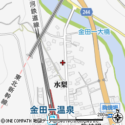 岩手県二戸市金田一駒焼場50-1周辺の地図