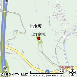 出羽神社周辺の地図
