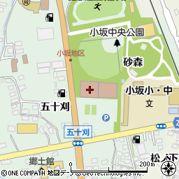 秋田県鹿角郡小坂町小坂砂森7-1周辺の地図