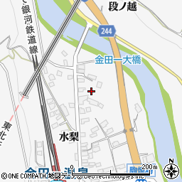 岩手県二戸市金田一駒焼場71-3周辺の地図