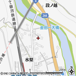 岩手県二戸市金田一駒焼場65周辺の地図