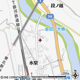 岩手県二戸市金田一駒焼場48-2周辺の地図