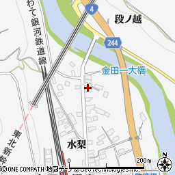 岩手県二戸市金田一駒焼場63周辺の地図