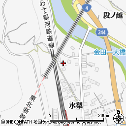 岩手県二戸市金田一駒焼場53-1周辺の地図