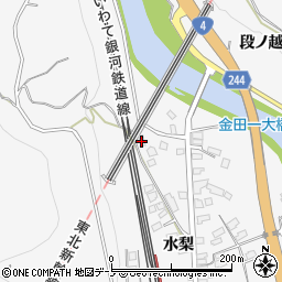 岩手県二戸市金田一駒焼場54-1周辺の地図