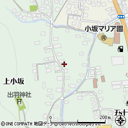 秋田県鹿角郡小坂町小坂上小坂周辺の地図