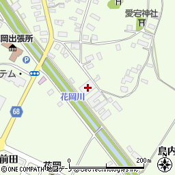 秋田県大館市花岡町前田202周辺の地図