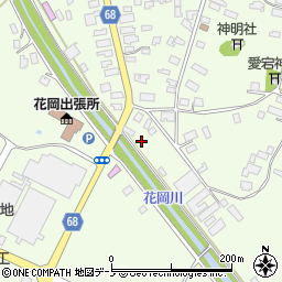 秋田県大館市花岡町前田233-1周辺の地図