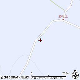 岩手県二戸市野々上中道10周辺の地図