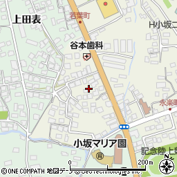 秋田県鹿角郡小坂町小坂鉱山栗平周辺の地図