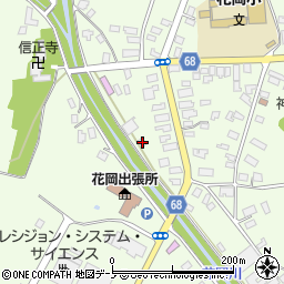 秋田県大館市花岡町前田99周辺の地図