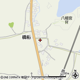 秋田県大館市橋桁橋桁周辺の地図