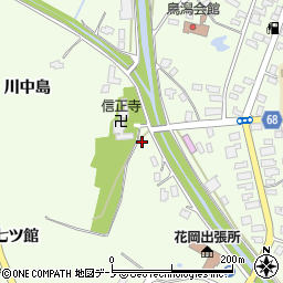 秋田県大館市花岡町前田51周辺の地図