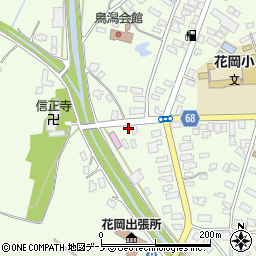 秋田県大館市花岡町前田93周辺の地図