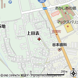 秋田県小坂町（鹿角郡）小坂（上田表）周辺の地図