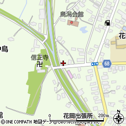 秋田県大館市花岡町前田65周辺の地図