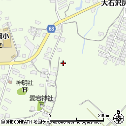 秋田県大館市花岡町鳥内周辺の地図