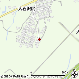 秋田県大館市花岡町大森野25周辺の地図