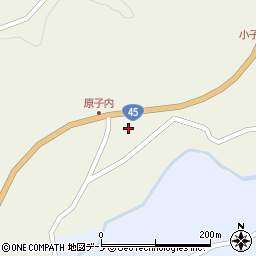 岩手県洋野町（九戸郡）小子内（第６地割）周辺の地図