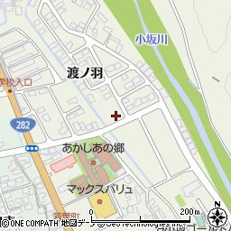 秋田県鹿角郡小坂町小坂鉱山渡ノ羽周辺の地図