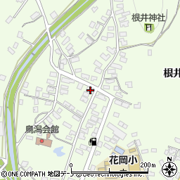 秋田県大館市花岡町根井下123周辺の地図