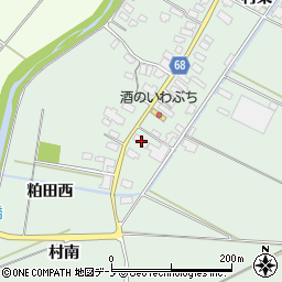 秋田県大館市粕田村南5周辺の地図